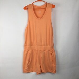Sweaty Betty Gary Romper Jumpsuit XL tangerine‎